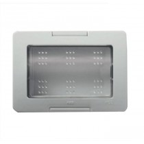 Placca stagna a tre moduli IP55 ABB serie Chiara 2CSK3355CH