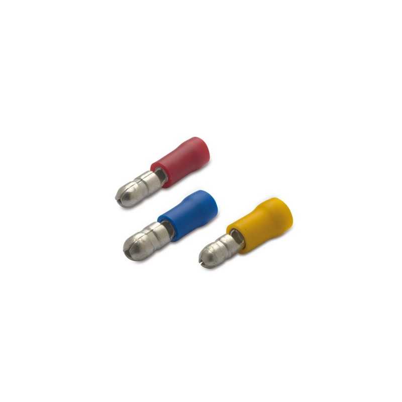 Spina cilindrica maschio diametro spina 1,5mm per cavi sezione 4mm