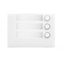 Frontalino Alpha bianco 3 pulsanti Urmet 1168/13