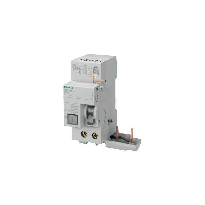 Blocco differenziale puro Bipolare AC 40A 300mA per serie 5SL Siemens 5SM26230