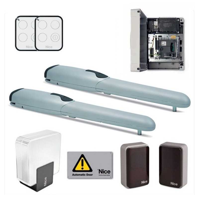 KIT Cancello Nice Battente 24V per ante fino a 2 metri WINGO4024BDKCE