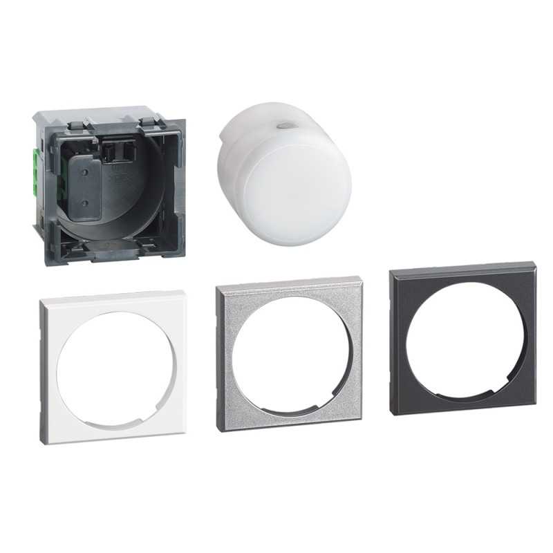 Torcia estraibile e ricaricabile 2 moduli Bticino Axolute H4380N