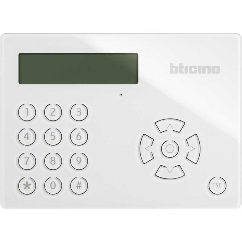 Tastiera multifunzione di comando per antifurto con display LCD Bticino 4215M
