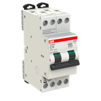 Interruttore Automatico 16A 6 kA 4 Poli 2 Moduli ABB S204CC16