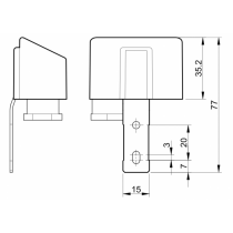 Interruttore Crepuscolare a Isteresi Zero con Sonda Esterna Finder 114182300000