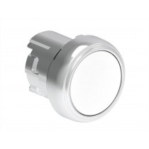 Pulsante rasato Bianco Foro 22 serie Platinum Lovato LPSB108