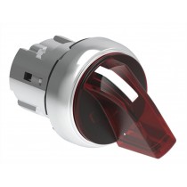 Selettore Luminoso Rosso da pannello 3 posizioni Lovato 8LM2TSL1304