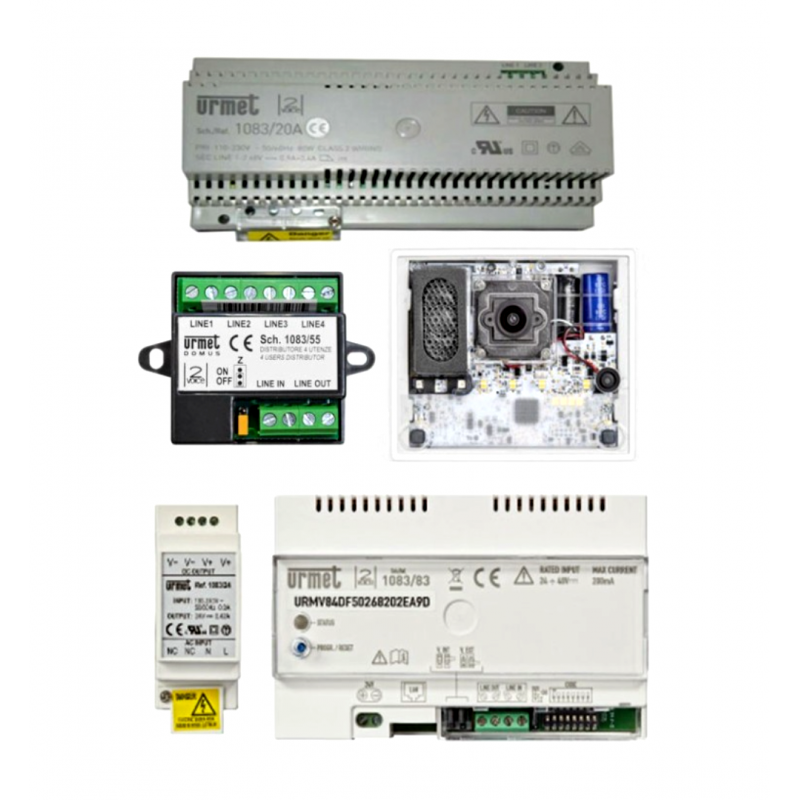Kit Videocitofono Sinthesi 2Voice con Call Me incluso Urmet 1783824