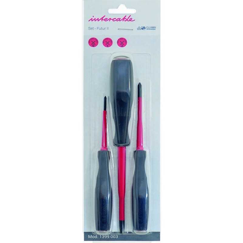 Set tre giraviti a croce PH FUTUR II blisterato Intercable 1399003