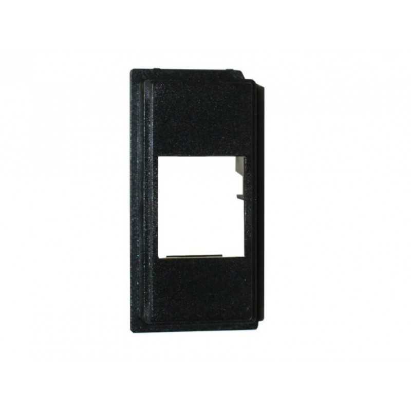 Adattatore Keystone RJ45 per placche e supporti Living Now nero Fanton 23960