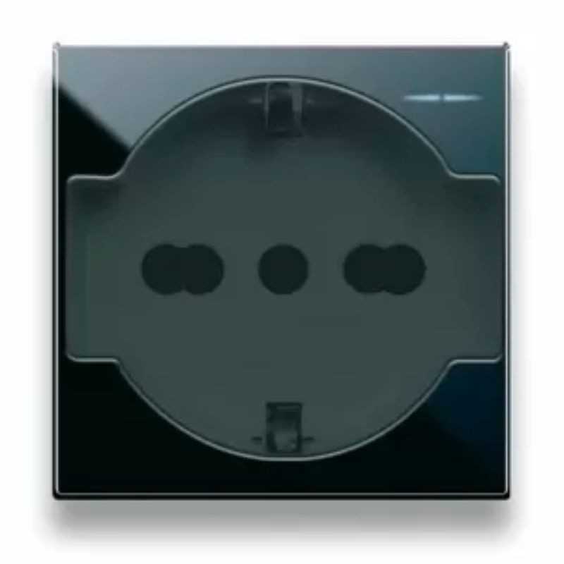 Presa Schuko Bipasso 10/16A  2 Moduli Ave Life 442090/15TS