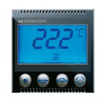 Termostato elettronico estate/inverno 230V 2 moduli Ave Life 442085SW