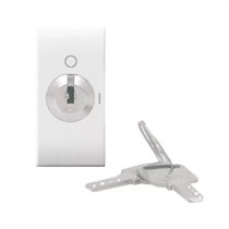 Deviatore a chiave estraibile in posizione On e OFF Ave Domus 16A 441072