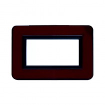 Placca AVE Personal Rosso Pompei lucido 4 moduli 44P04RPL