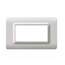 Placca AVE 44PY04M "Tecnopolimero Sistema 44" 4 moduli Marmo