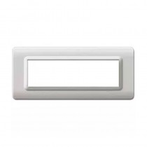 Placca AVE 44PY07M "Tecnopolimero Sistema 44"  7 moduli Marmo