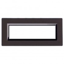 Placca Ave Sistema 44 "Vera 44" Legno 7 moduli Wengè 44PL7WG