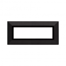 Placca AVE 44P97GF "Zama 44" Grafite 7 moduli