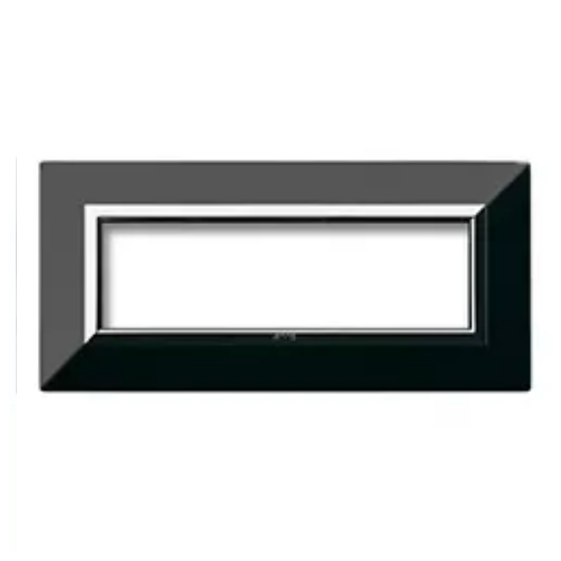 Placca AVE 44P97NAL "Zama 44" Nero Assoluto 7 moduli