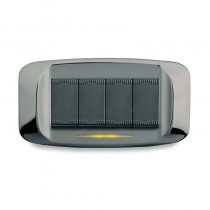 Placca AVE Nichel 4 moduli Banquise 45 45PB94NC