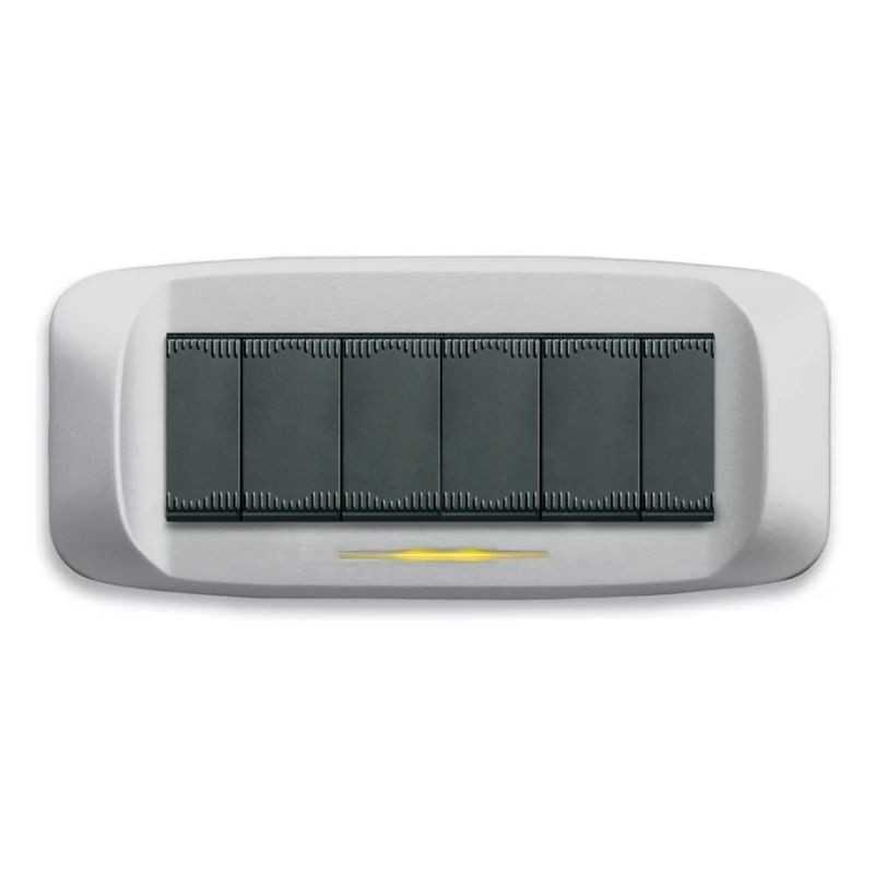 Placca AVE Bianco Banquise 6 moduli Banquise 45 45PB96BB