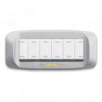 Placca AVE Banquise micalizzato 6 moduli Banquise 45 45PB96BMC