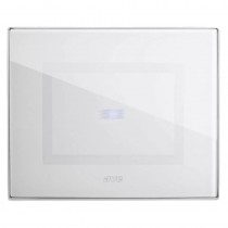 Placca Ave Veratouch bianca finitura lucida 1 comando a scomparsa 44PVTC01BL