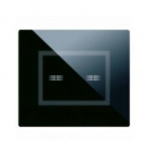 Placca Ave Touch Nero Assoluto Lucido A 2 Comandi 44PVTC02NAL