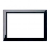 Cornicetta di ricambio 3 Moduli  colore Grigio Scuro Lucido per placche Vera Sistema 44 AVE