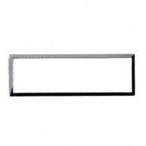 Cornicetta di ricambio 7 Moduli Grigio Scuro Lucido per placche Vera Sistema 44 AVE