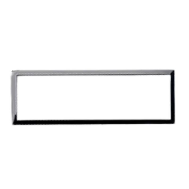 Cornicetta di ricambio 7 Moduli Grigio Scuro Lucido per placche Vera Sistema 44 AVE