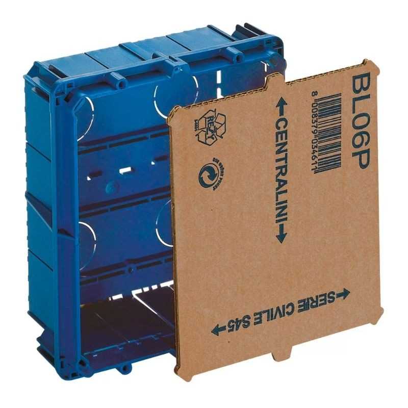 Cassetta di derivazione ad incasso 192x168x73 Ave BL06P