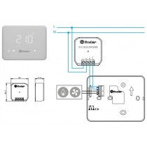 Alimentatore per termostato Bliss 1C.91 Finder 01C0282300300