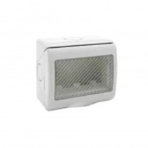 Contenitore stagno autoportante Ave RAL 7035 IP55 Sistema 45 3 Moduli 45ST03