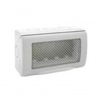 Contenitore stagno autoportante Ave RAL 7035 IP55 Sistema 45 4 moduli 45ST04