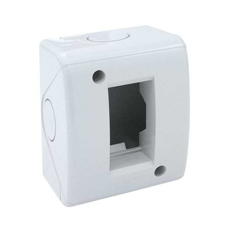 Contenitore  autoportante Ave RAL 7035 IP40 Sistema 45 1M 45Q41