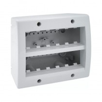 Contenitore stagno pautoportante Ave RAL 7035 IP40 Sistema 45 12(6+6) moduli 45Q412