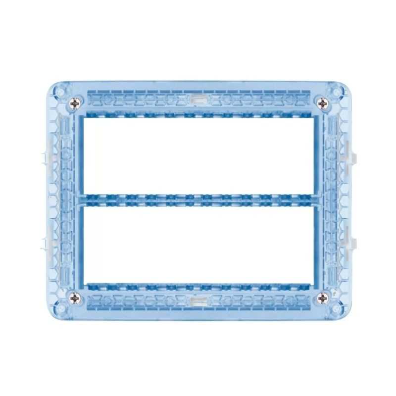 Supporto con viti 12 Moduli 6+6 Ave Sistema 44 44A12