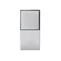 Spia di segnalazione con diffusore trasparente - fornita con etichette intercambiabili 1 modulo ave S44 442037TR