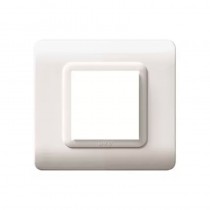 PLACCA 2 MODULI PER SCATOLA TONDA AVE 44P32B