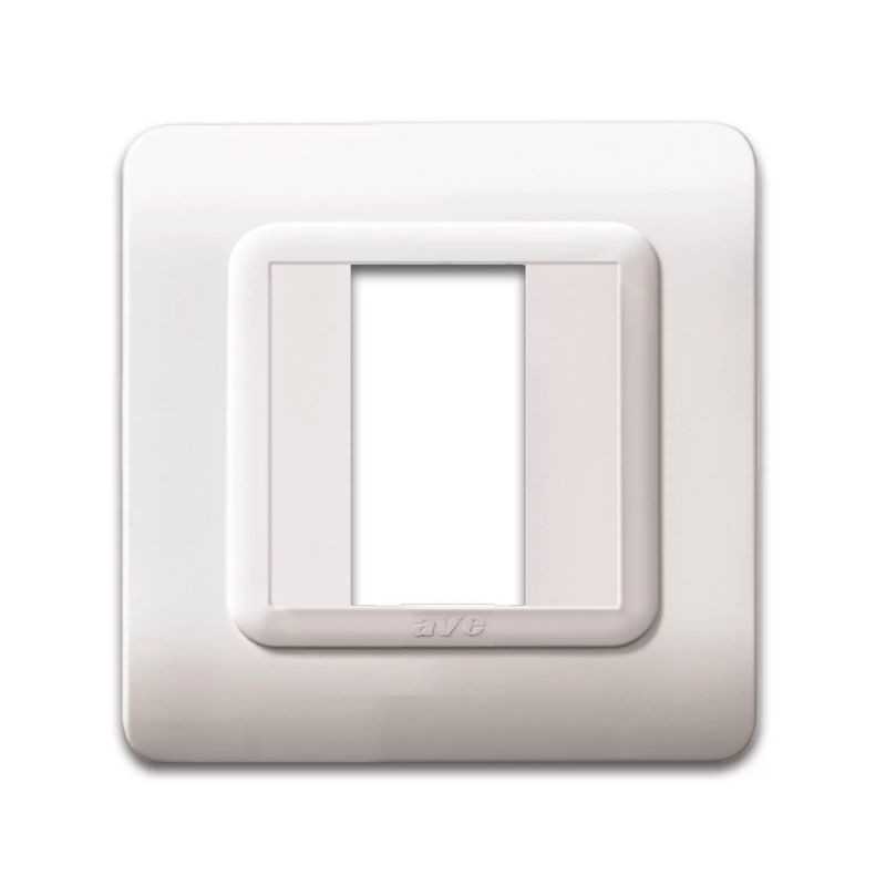 PLACCA 1 MODULO PER SCATOLA TONDA AVE 44P31B