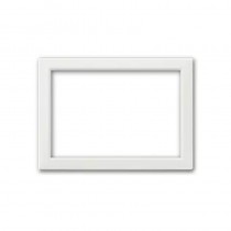 Cornicetta di ricambio  3 Moduli colore Bianco per placche Personal-Zama Sistema 44 AVE