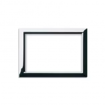 Cornicetta di ricambio 3 Moduli  colore Cromo Lucido per placche Personal-Zama Sistema 44 AVE