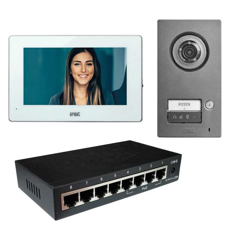 Kit Videocitofono villa IP Mikra - Basic Urmet 1060/634