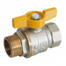Valvola a sfera Maschio Femmina 1/2" per gas Giacomini R734GAX003