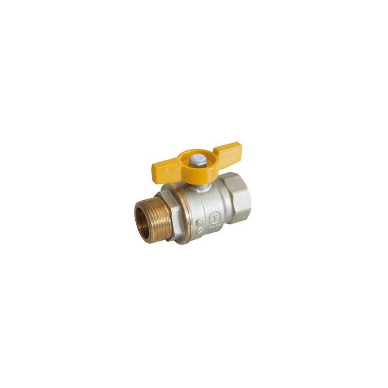 Valvola a sfera Maschio Femmina 1/2" per gas Giacomini R734GAX003
