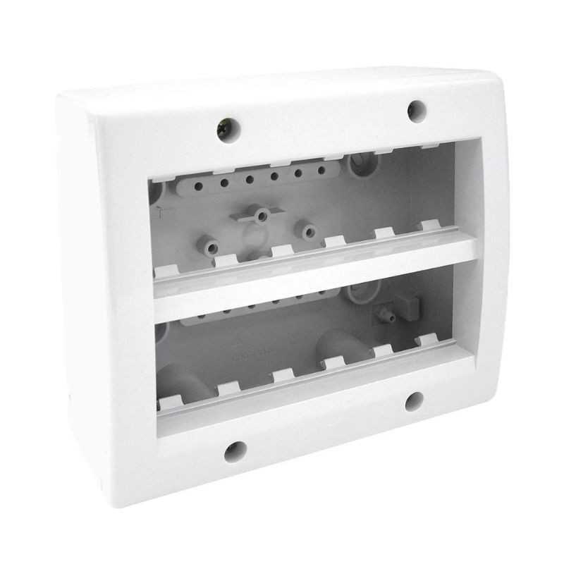 Contenitore autoportante Ave Ral 9016 IP40 Sistema 45 12 (6+6) posti 45Q412B