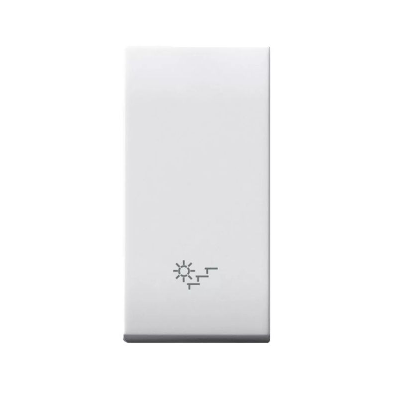 Tasto simbolo luce scala illuminabile Ave Domus 441TLSP