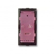Corpo pulsante 1P illuminabile da completare con tasto 1 o 2 moduli - 1 modulo Ave Life 442005ST