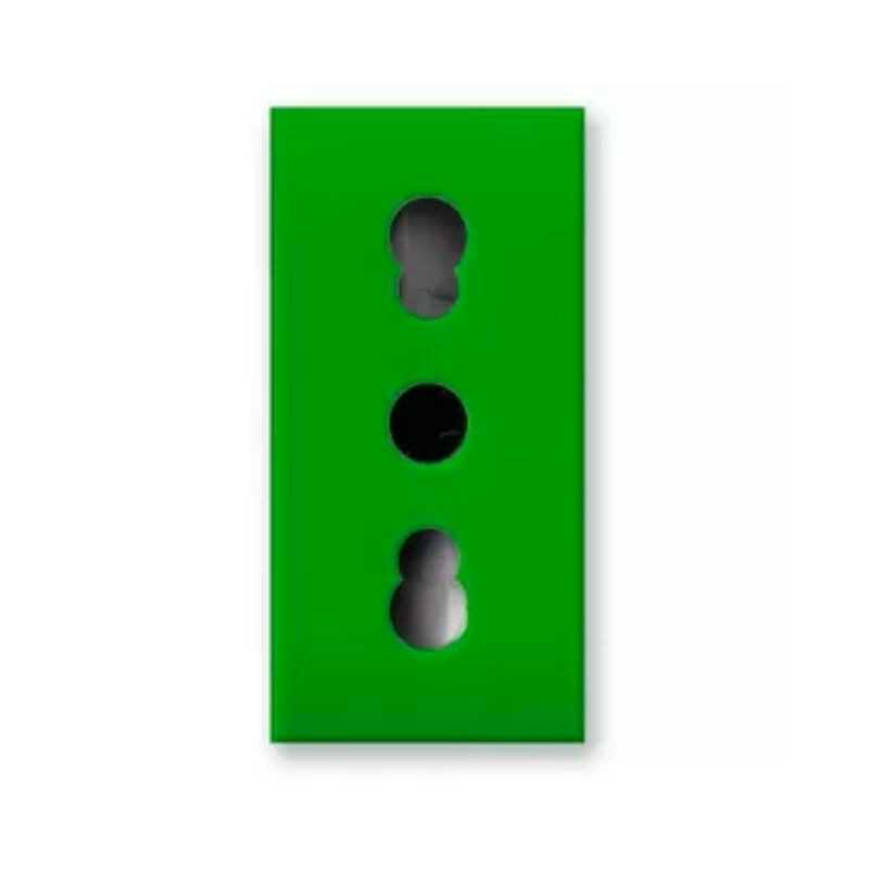 Presa Bipasso 10/16A 2P+T Verde 1 Modulo Ave S44 442006/15TSV